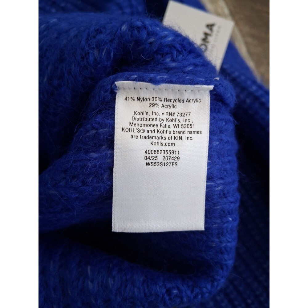 NEW! Women's Sonoma Goods for Life Cozy Heritage Crewneck Sweater, Petite Large - Picture 9 of 9